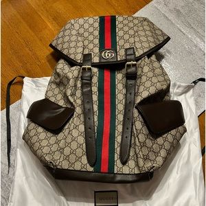 Gucci large backpack never used.